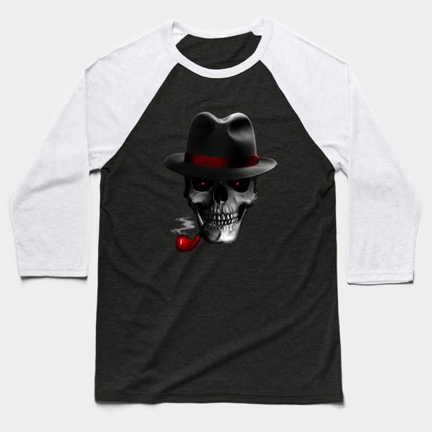 Skull Mafia Baseball T-Shirt by opawapo